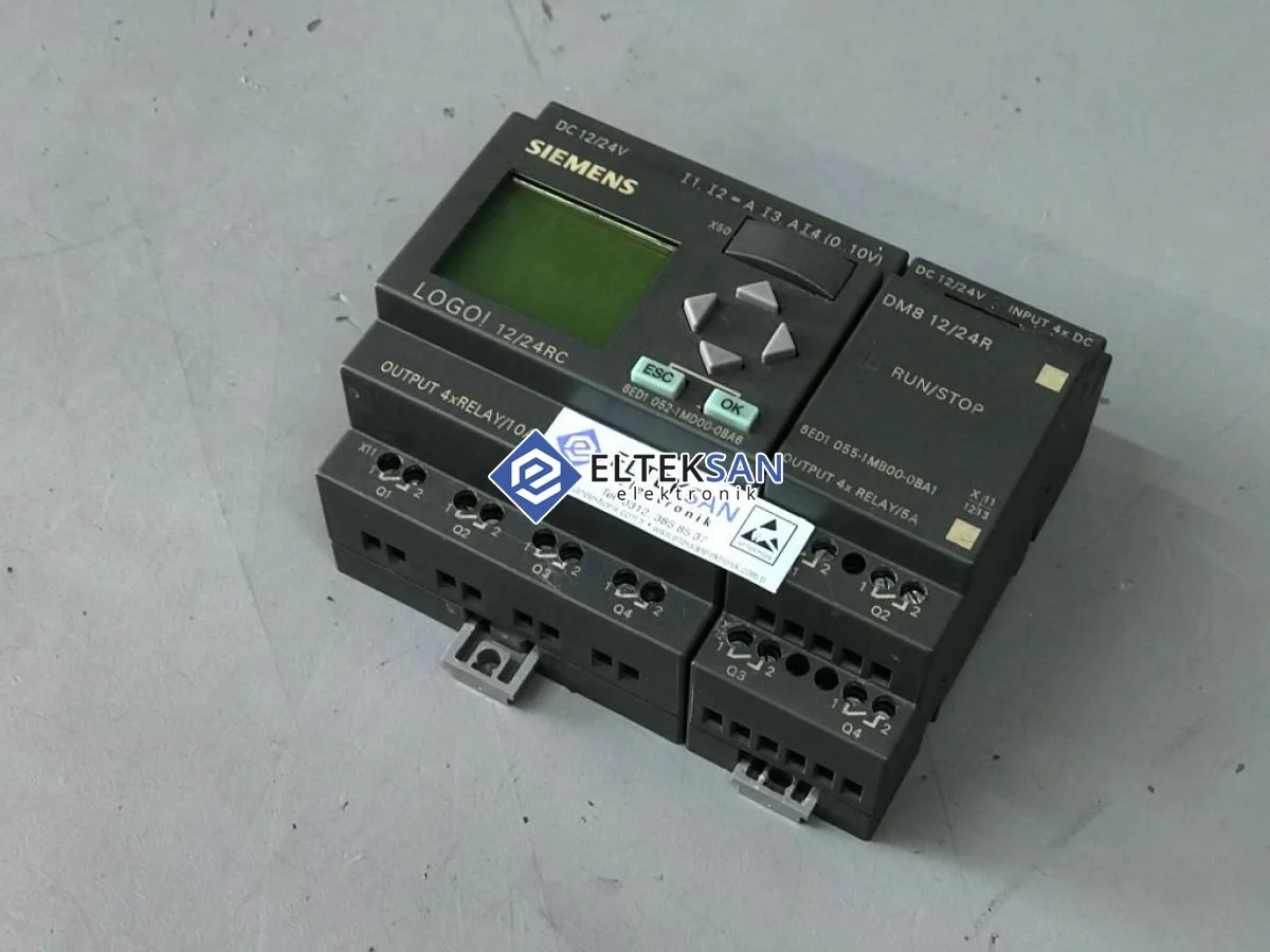 Elteksan - SIEMENS LOGO 12/24RC PLC Intelligent Relay Repair