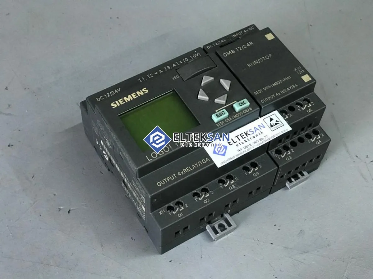 Elteksan - SIEMENS LOGO 12/24RC PLC Intelligent Relay Repair