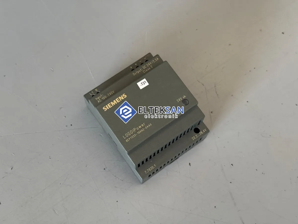 Elteksan - SİEMENS LOGO! POWER MODÜL 6EP1332-1SH42-0AA0 Power Supply Tamiri