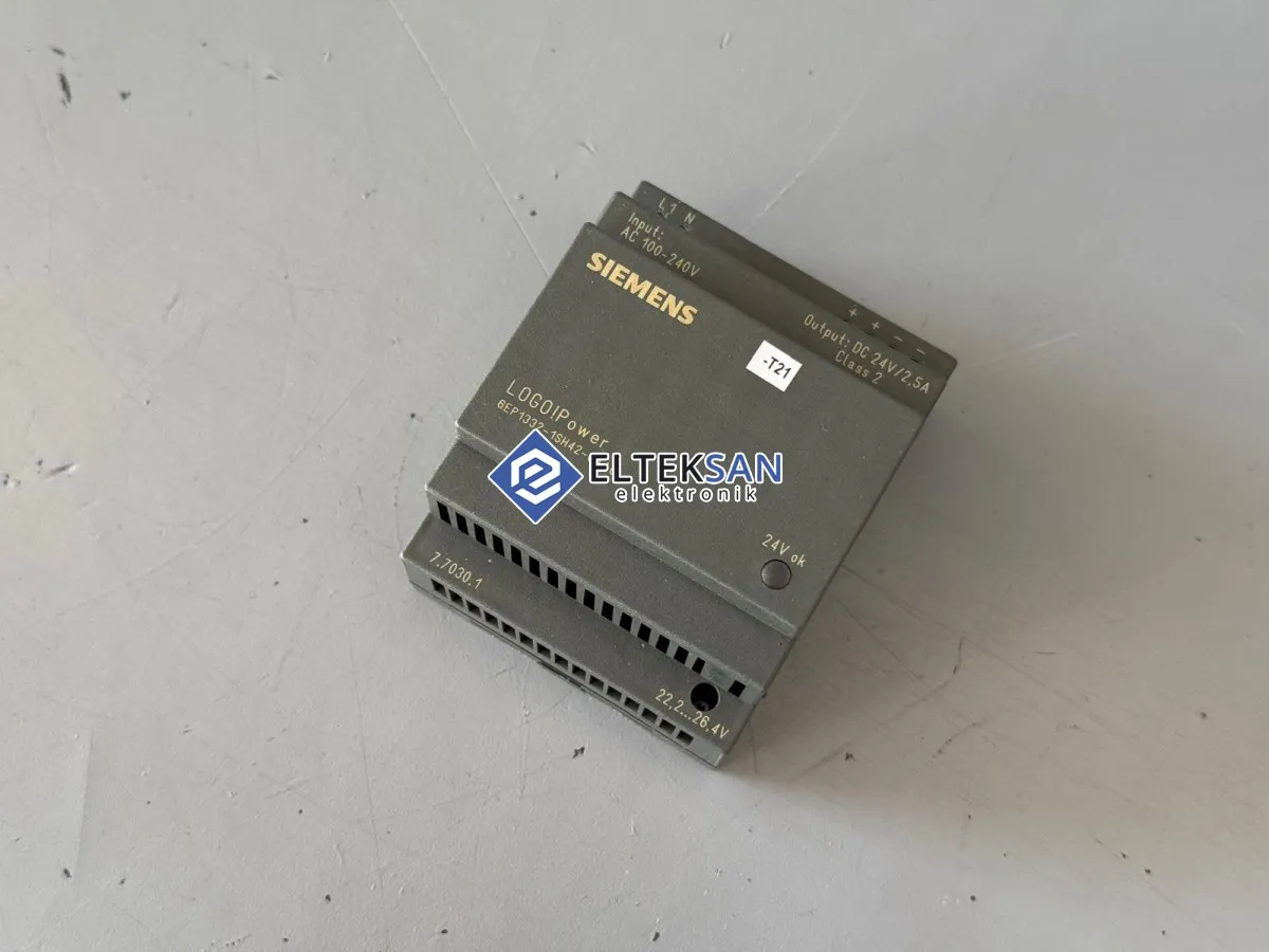 Elteksan - SİEMENS LOGO! POWER MODÜL 6EP1332-1SH42-0AA0 Power Supply Tamiri