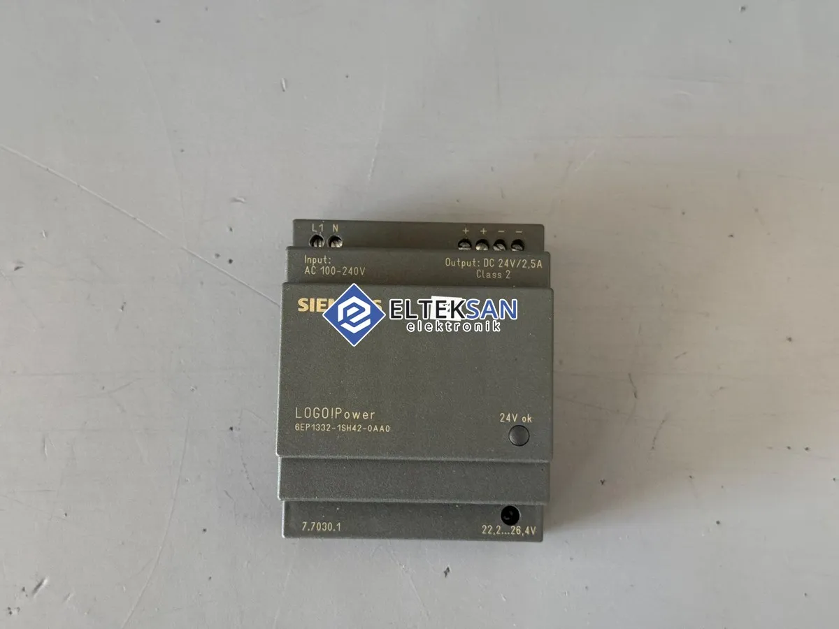 Elteksan - SİEMENS LOGO! POWER MODÜL 6EP1332-1SH42-0AA0 Power Supply Tamiri