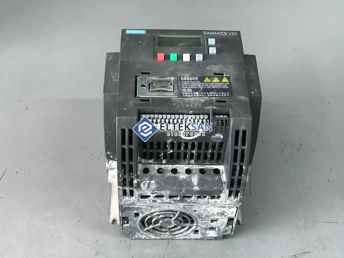 Elteksan - SİEMENS SİNAMİCS V20 1.5 KW Motor Sürücü Tamiri