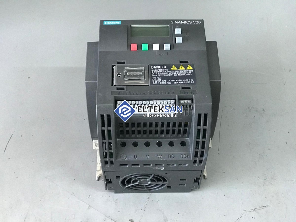 Elteksan -SİEMENS SİNAMİCS V20 1.5 KW Motor Sürücü Tamiri