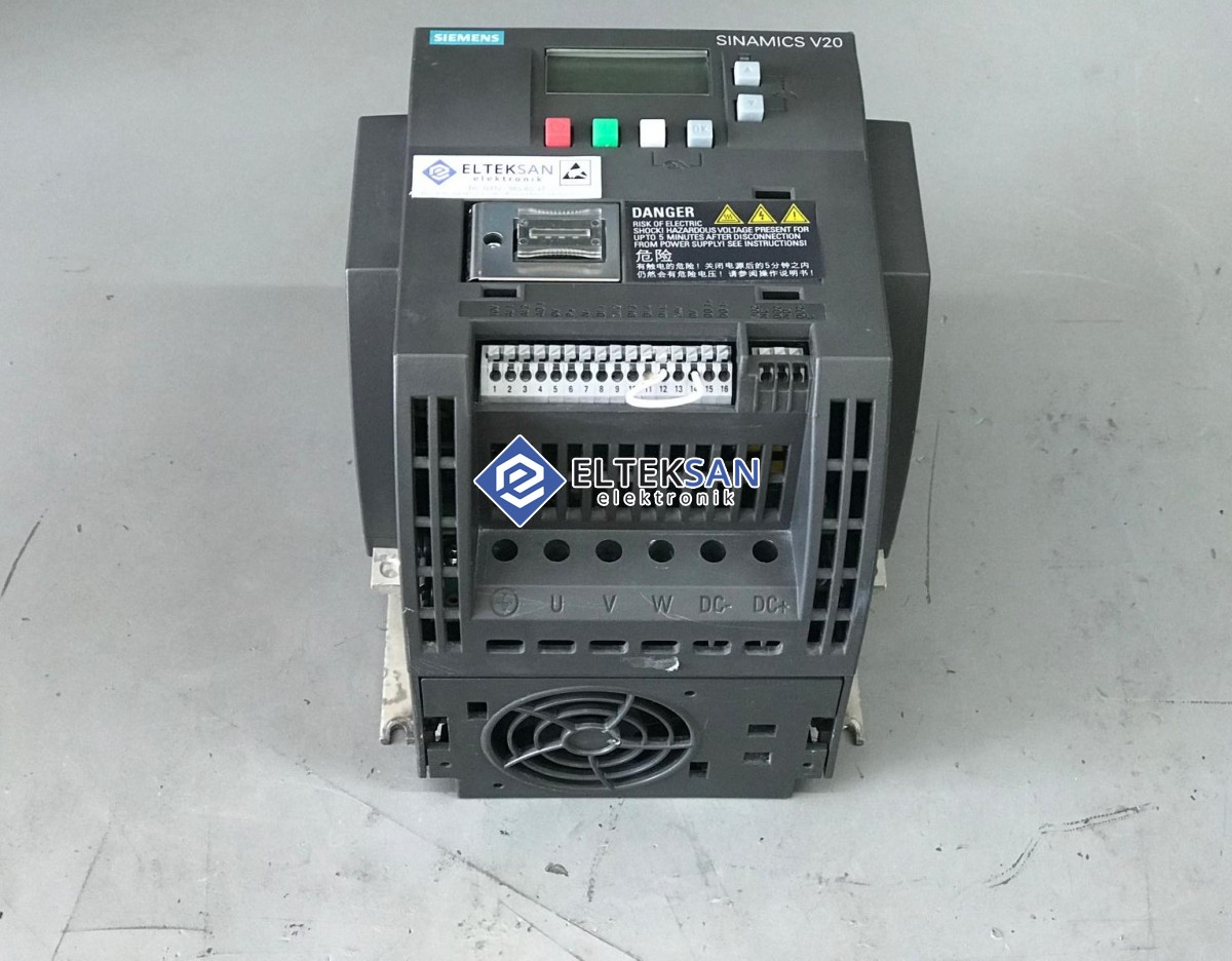 Elteksan -SİEMENS SİNAMİCS V20 1.5 KW Motor Sürücü Tamiri