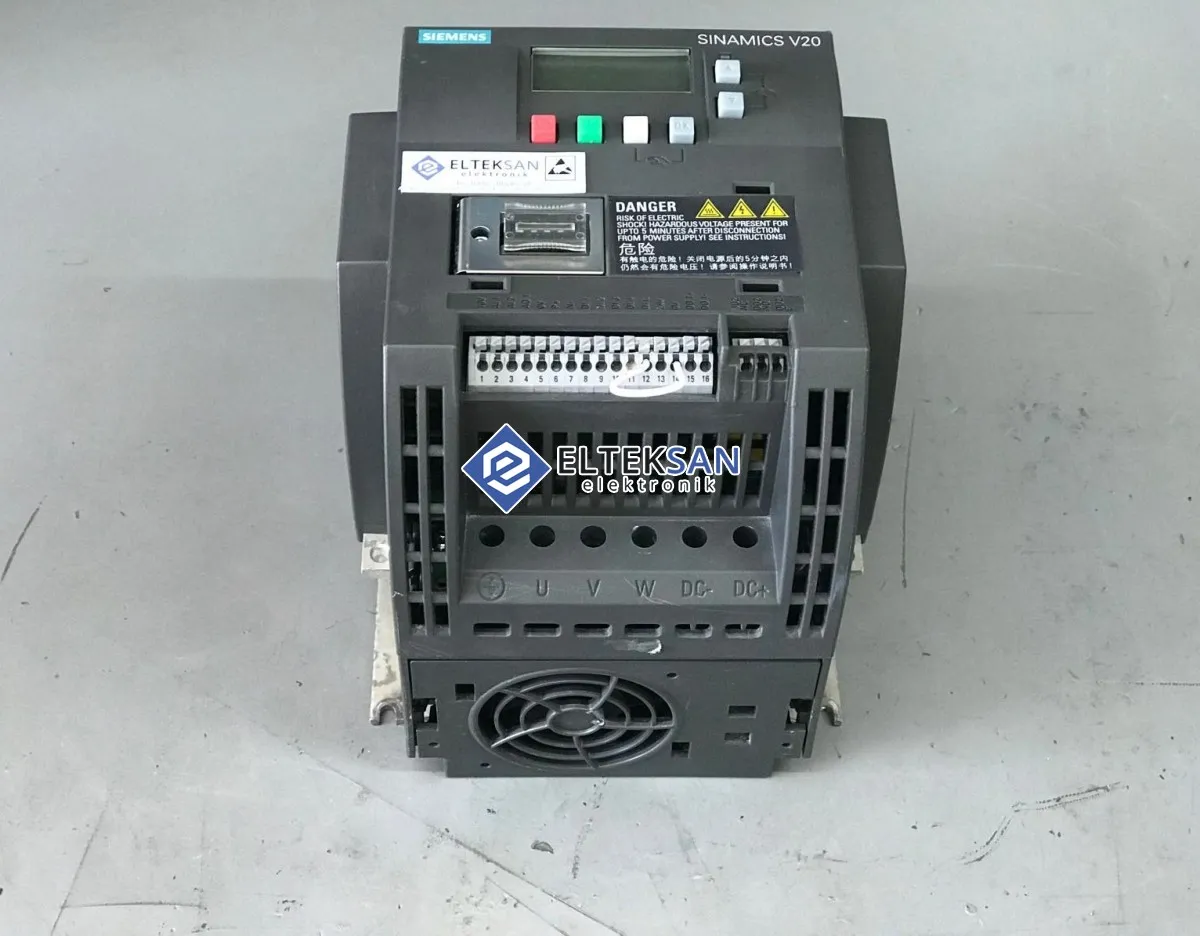 Elteksan - SİEMENS SİNAMİCS V20 1.5 KW Motor Sürücü Tamiri