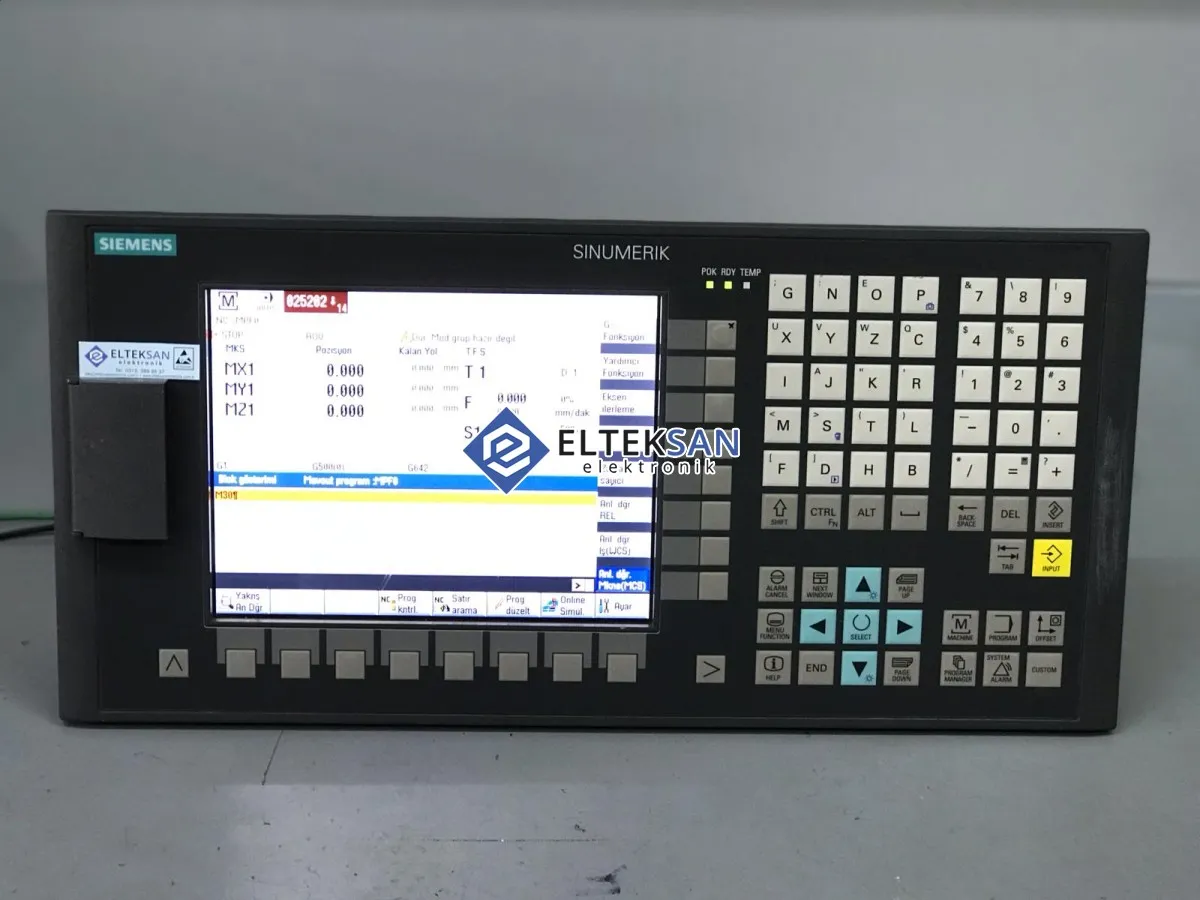 Elteksan - SIEMENS SINUMERIK 808D Control Panel Repair
