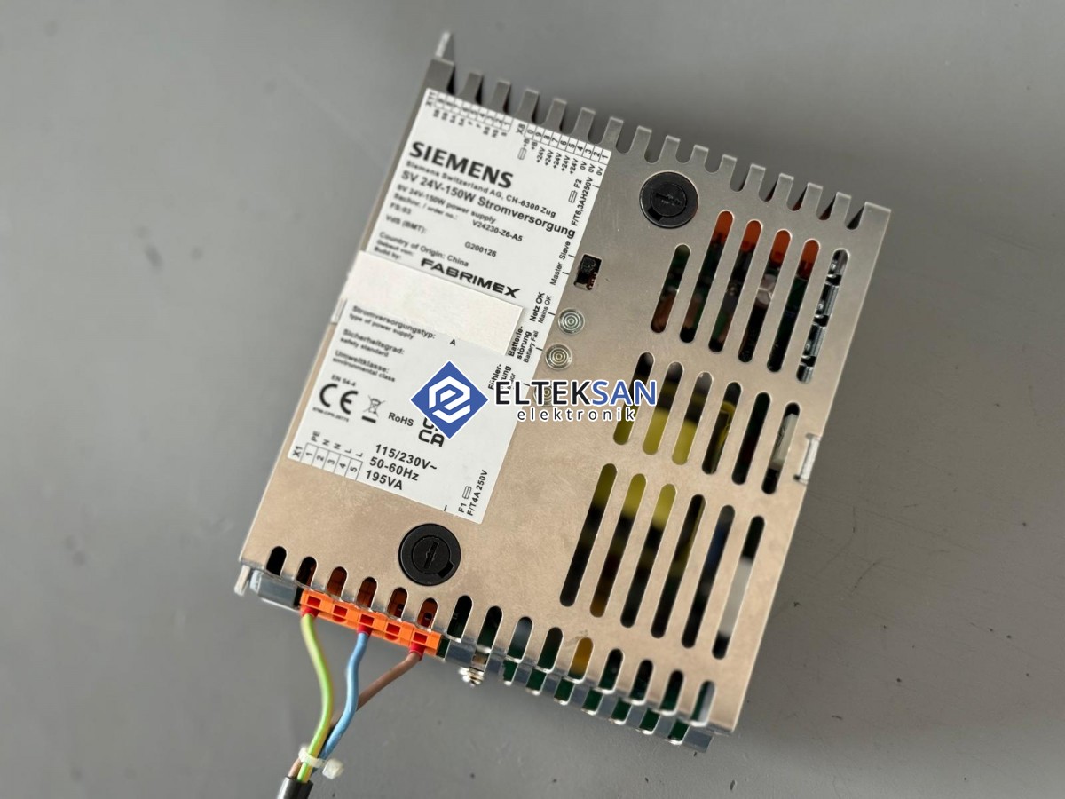 Elteksan -SİEMENS V24230-Z6-A5 SV24V-150W Power Supply Tamiri