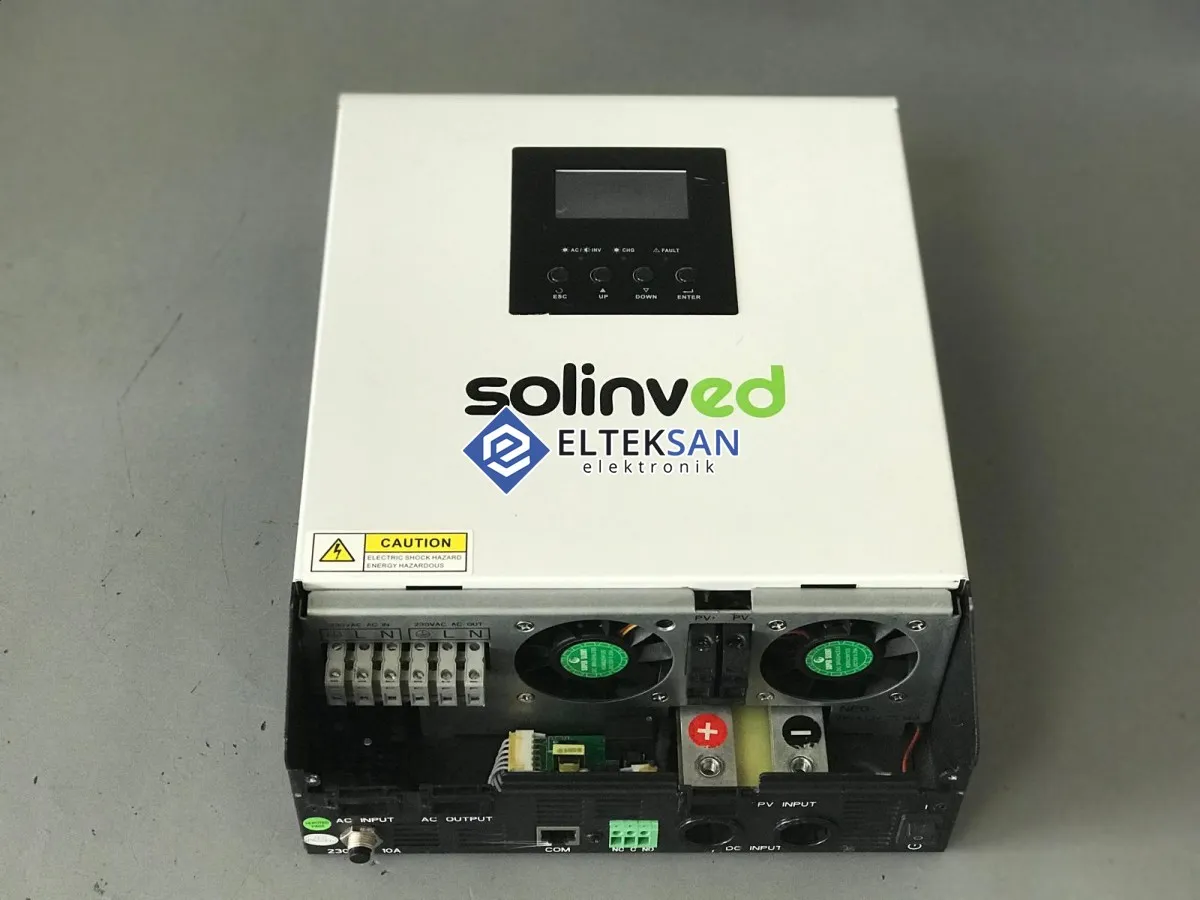 Elteksan - SOLİNVED  PS PLUS 1KVA 12V 1000W Akıllı İnverter Tamiri