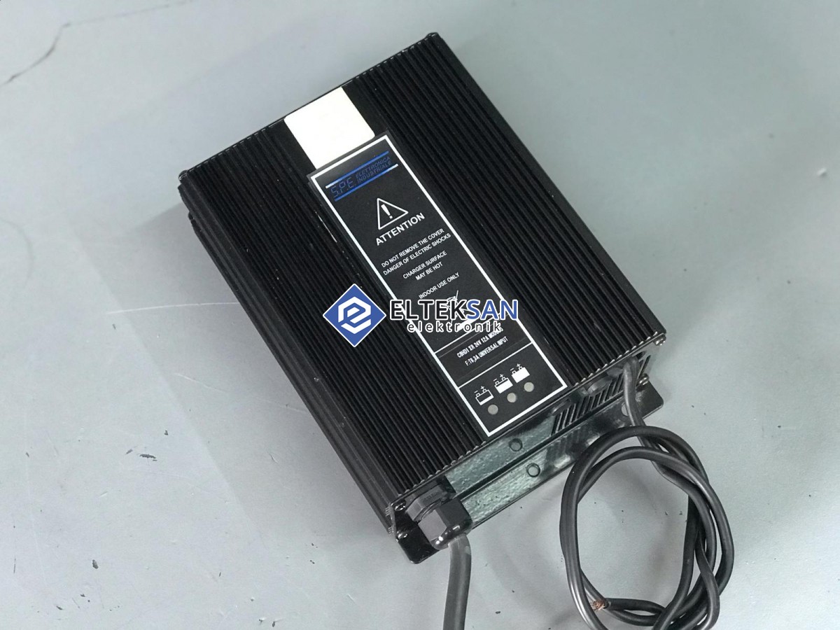 Elteksan -SPE CBHD1-XR 24V 12A Akü Şarj Cihazı Tamiri