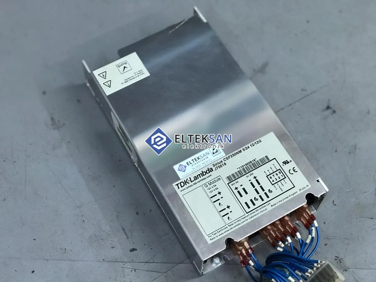 Elteksan - TDK-LAMBDA SIRIUS CSF250NM Power Supply Repair