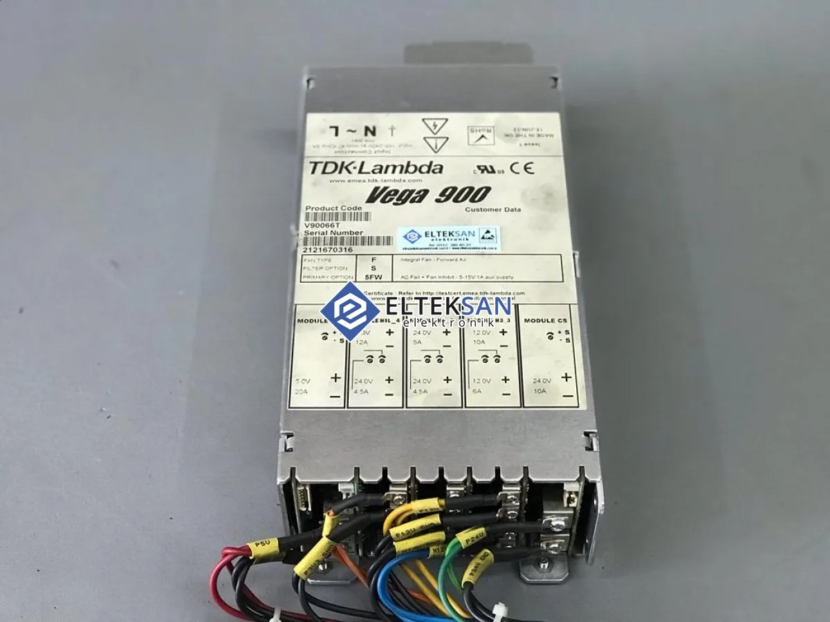 Elteksan - TDK-LAMBDA VEGA 900 Power Supply Tamiri