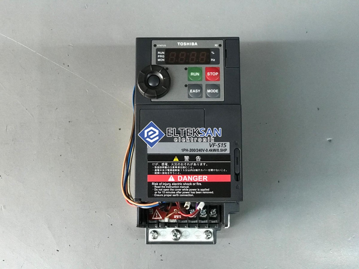 TOSHİBA VFS15S-2004PL-W 0.4 KW Motor Sürücü Tamiri