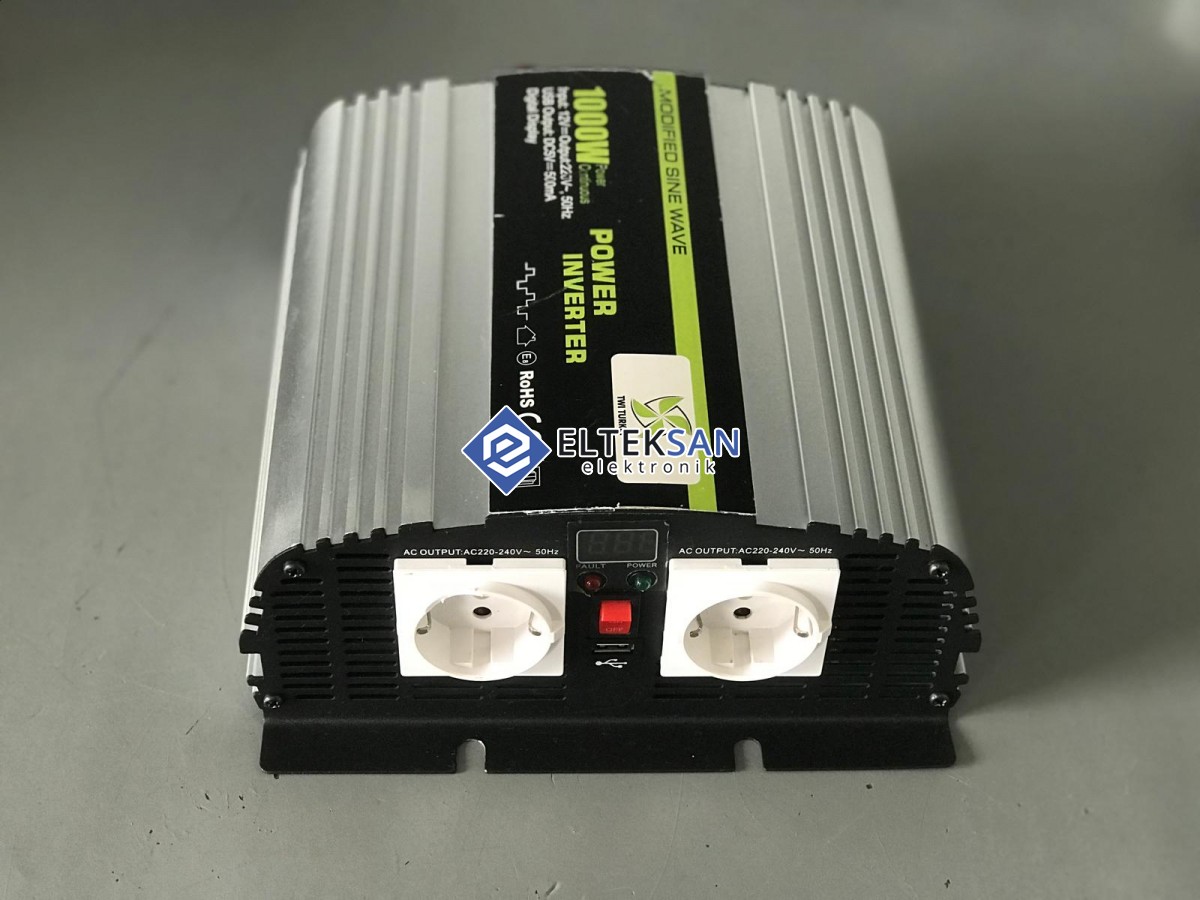 Elteksan -TWİ TURKEY TWI-MSD100U 12V 1000W İnverter Tamiri