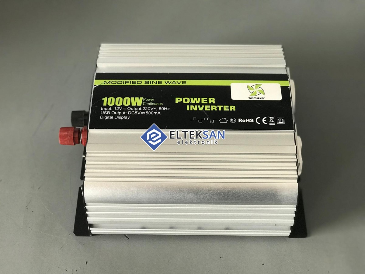 Elteksan -TWİ TURKEY TWI-MSD100U 12V 1000W İnverter Tamiri
