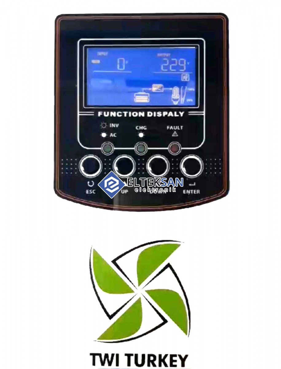 Elteksan -TWİ TURKEY TWINVP-3K 24V 3000W Akıllı İnverter Tamiri