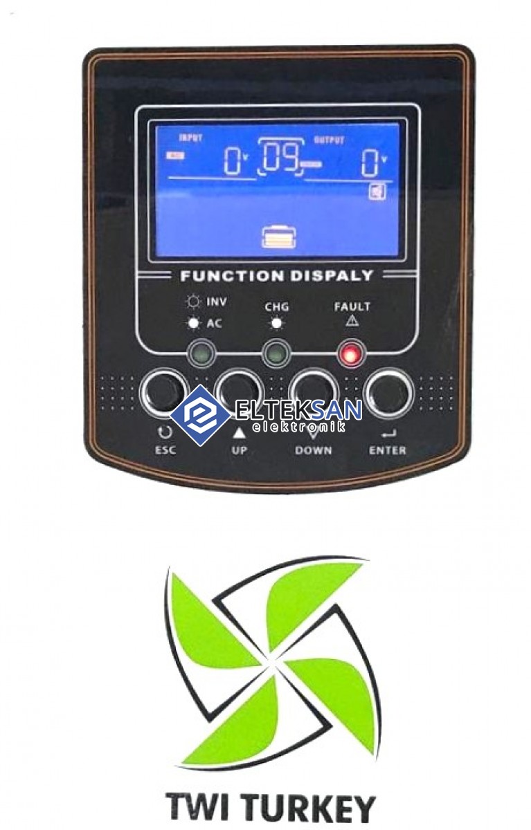 Elteksan -TWİ TURKEY TWINVP-3K 24V 3000W Akıllı İnverter Tamiri
