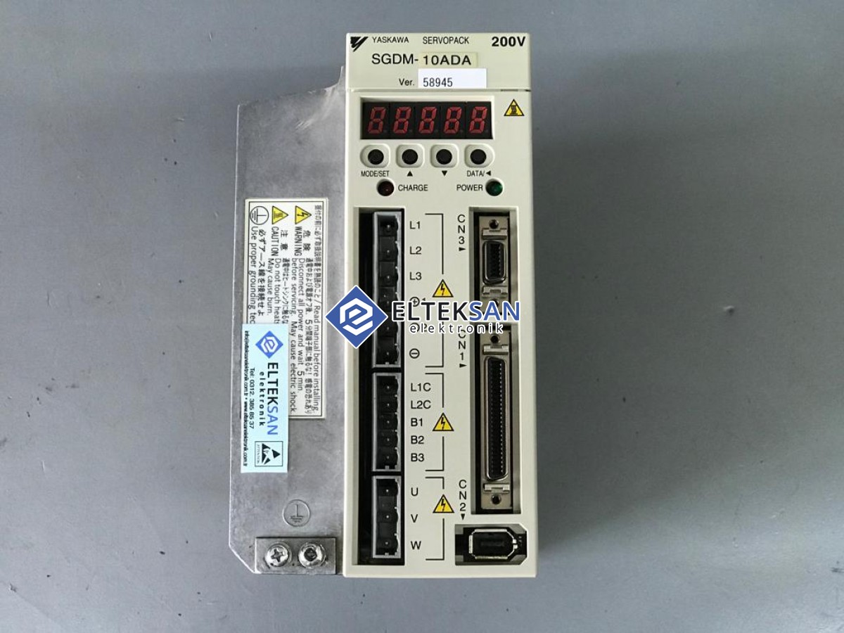YASKAWA SGDM-10ADA Servo Motor Sürücü Tamiri